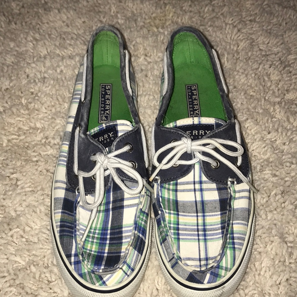 Sperry Top-Sider plaid blue